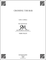 Crossing the Bar SATB choral sheet music cover Thumbnail